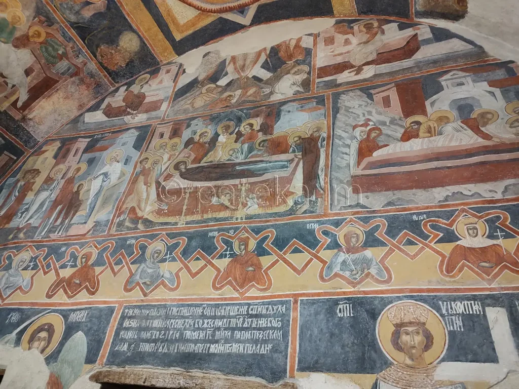 Стенописи в църквата на Искрецкия манастир