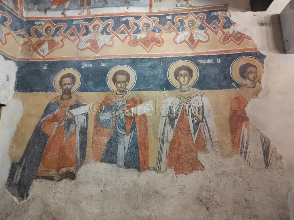 Стенописи в църквата на Искрецкия манастир