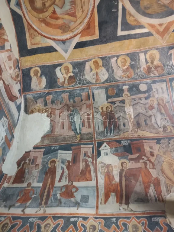 Стенописи в църквата на Искрецкия манастир