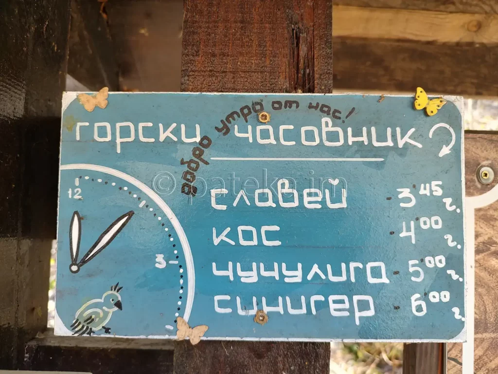 Табелки в началото на екопътека Под пръските на водопада към водопад Скока Тетевен