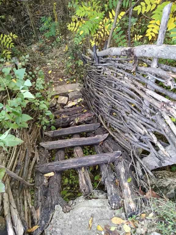 Дървена стълба