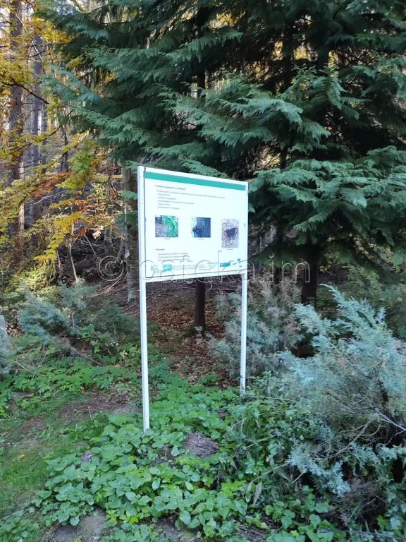 Информационна табелка в местност Ючбунар