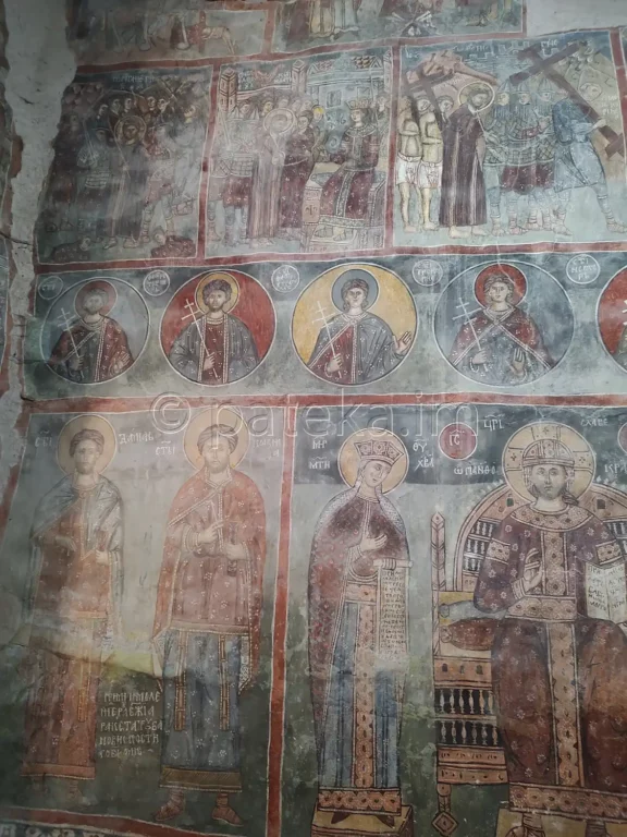 Стенописи в църквата на Бобошевския манастир