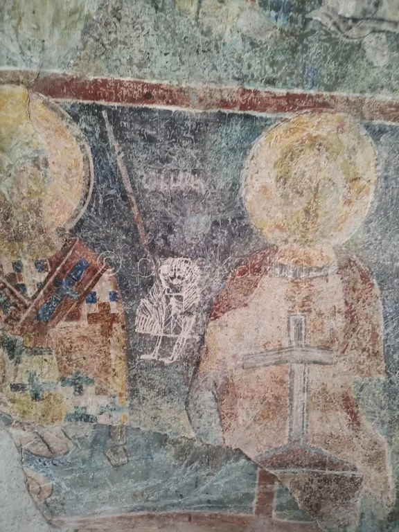 Стенописи в църквата на Бобошевския манастир