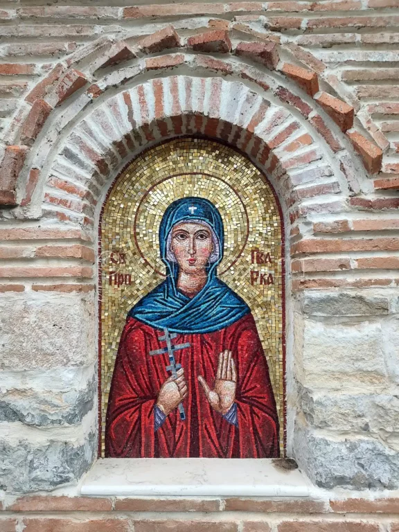 Новата църква в Лопушанския манастир - Св. Петка Римлянка