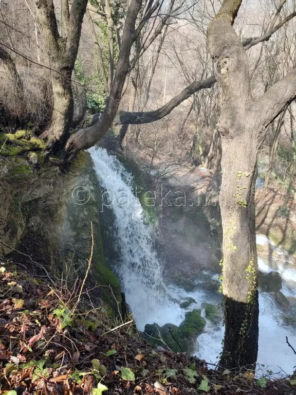 Зелената пътека минава над Бачковския водопад