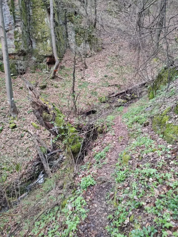 Пътеката към водопад Азовско падало