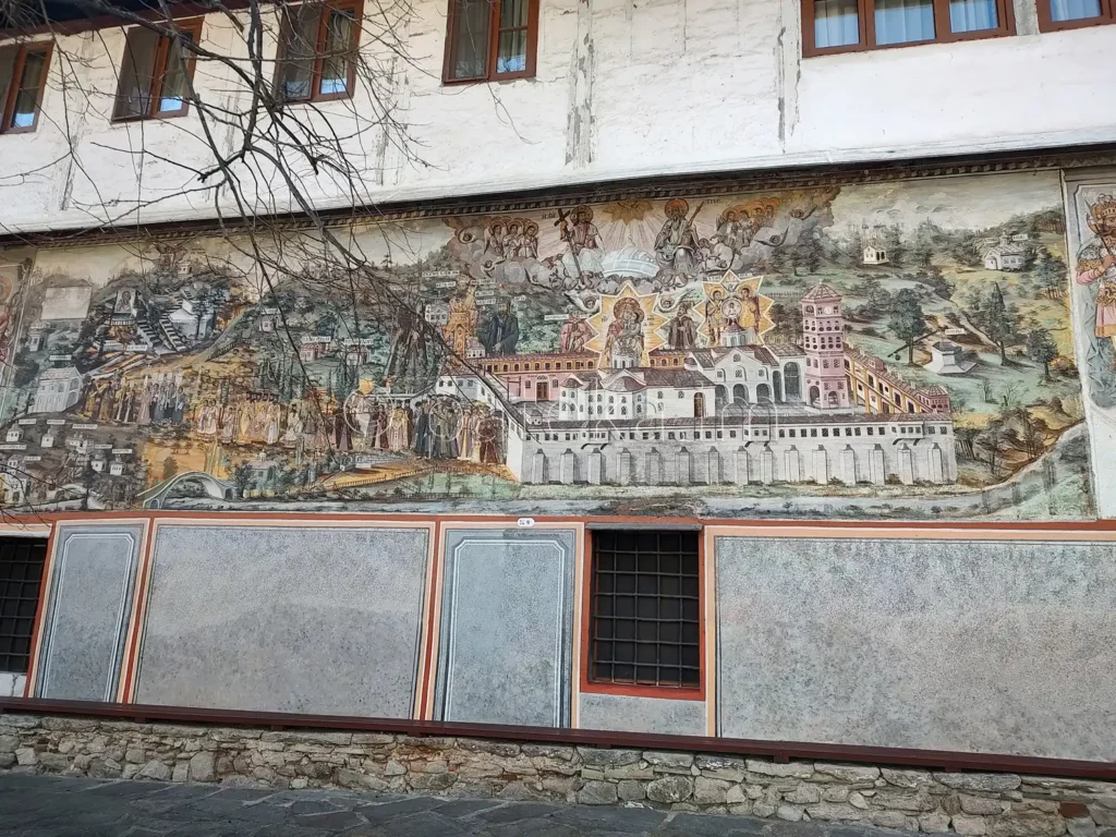 Панорамен стенопис в Бачковския манастир
