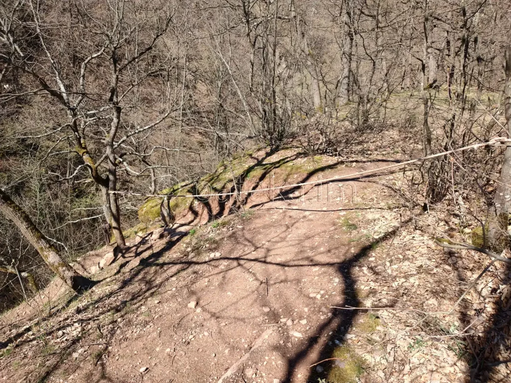 Пътеката за водопад Лястовичи вир, обезопасена с въжета