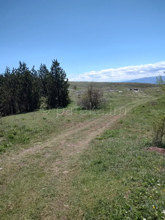 Пътят към връх Виден след телевизионната кула