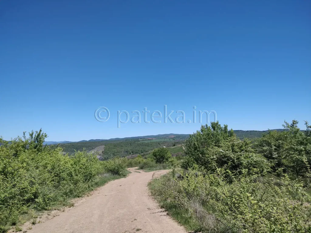 Черният път от с. Поцърненци към язовир Пчелина