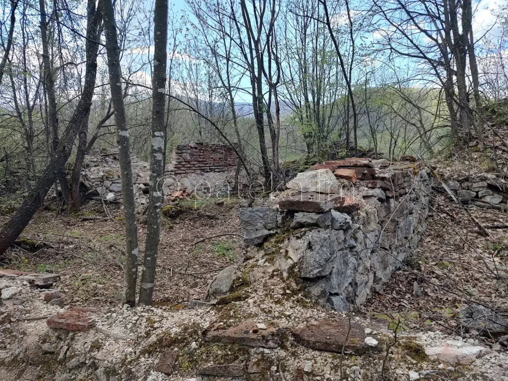 Останки от сгради в Левке